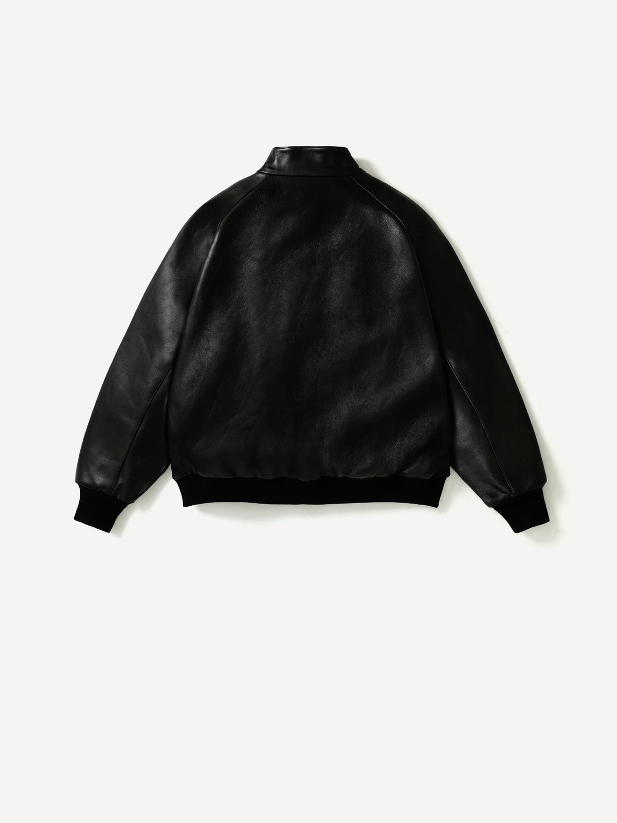 Leather Harrington Jacket